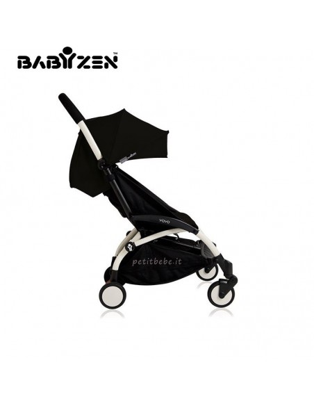 Babyzen Passeggino Yoyo+ Black Telaio Bianco
