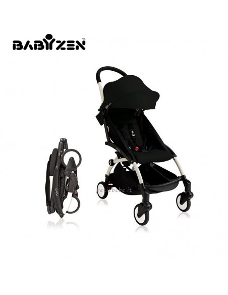 Babyzen Passeggino Yoyo+ Black Telaio Bianco
