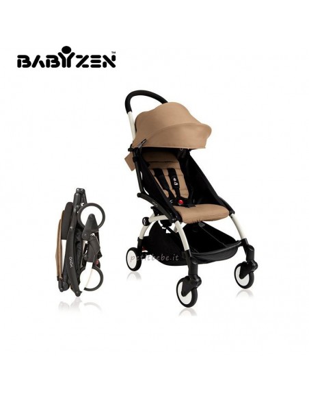Babyzen Passeggino Yoyo+ Taupe Telaio Bianco