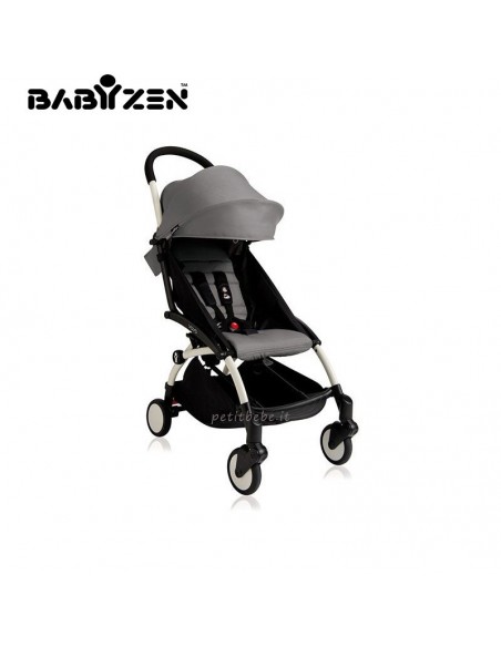 Babyzen Duo Yoyo+ Grey Telaio Bianco