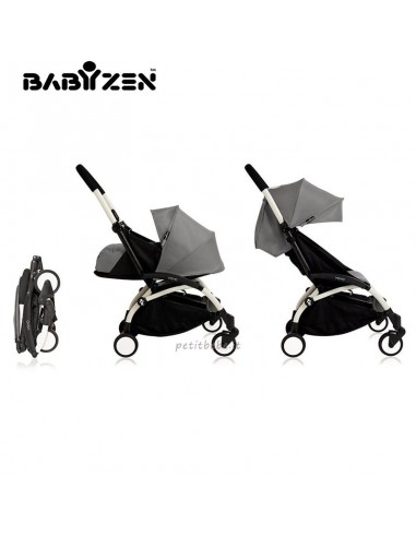 Babyzen Duo Yoyo+ Grey Telaio Bianco