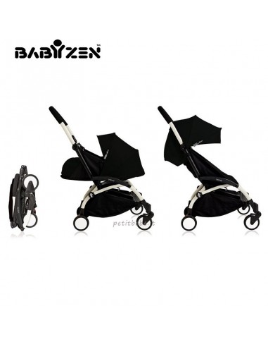 Babyzen Duo Yoyo+ Black Telaio Bianco
