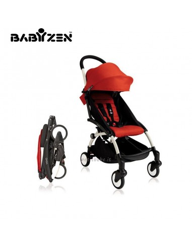 Babyzen Duo Yoyo+ Red Telaio Bianco