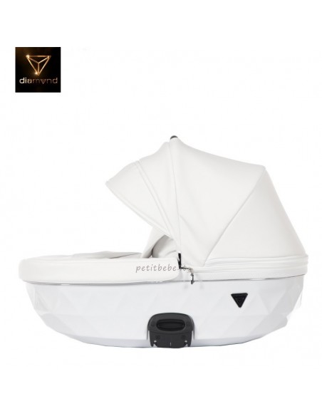 Junama Trio Diamond Individual Pelle Bianco con Telaio Cromato 05