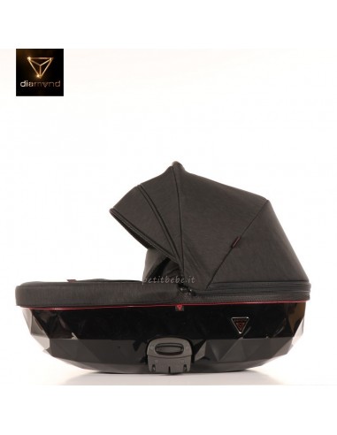 Junama Trio Diamond Individual Tessuto Nero e Telaio Rosso 01