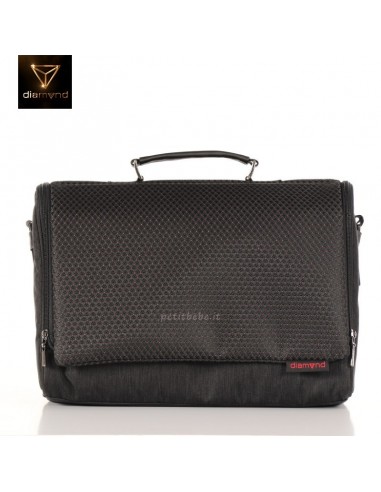 Junama Trio Diamond Individual Tessuto Nero e Telaio Rosso 01