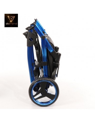 Junama Trio Diamond Individual Tessuto Nero e Telaio Blu 02