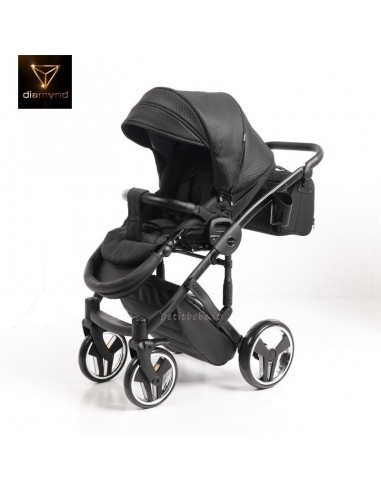 Junama Trio Diamond Mirror Satin Stoffa Nero e Bianco 01