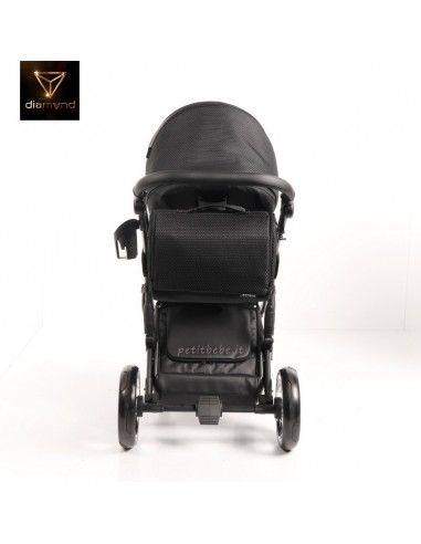 Junama Trio Diamond Mirror Satin Stoffa Nero e Bianco 01