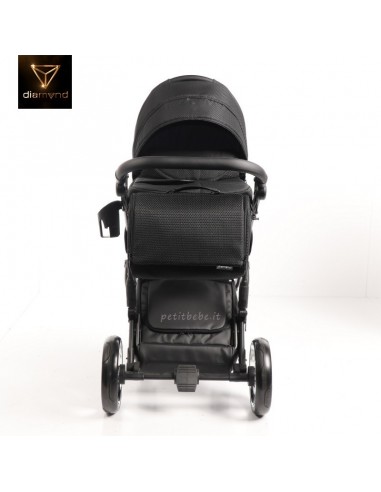 Junama Trio Diamond Mirror Satin Stoffa Nero e Bianco 01