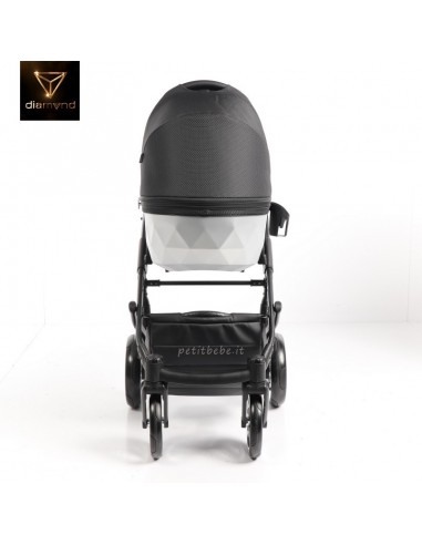 Junama Trio Diamond Mirror Satin Stoffa Nero e Bianco 01