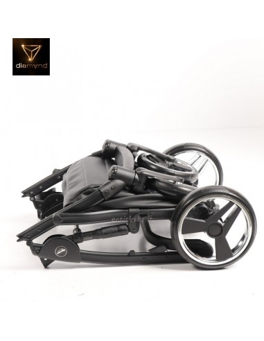 Junama Trio Diamond Mirror Satin Stoffa Nero e Bianco 01