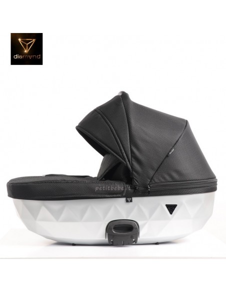 Junama Trio Diamond Mirror Satin Stoffa Nero e Bianco 01