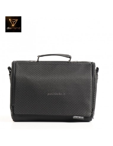 Junama Trio Diamond Mirror Satin Stoffa Nero e Bianco 01