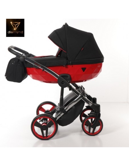 Junama Trio Diamond S Line Nero e Rosso 01