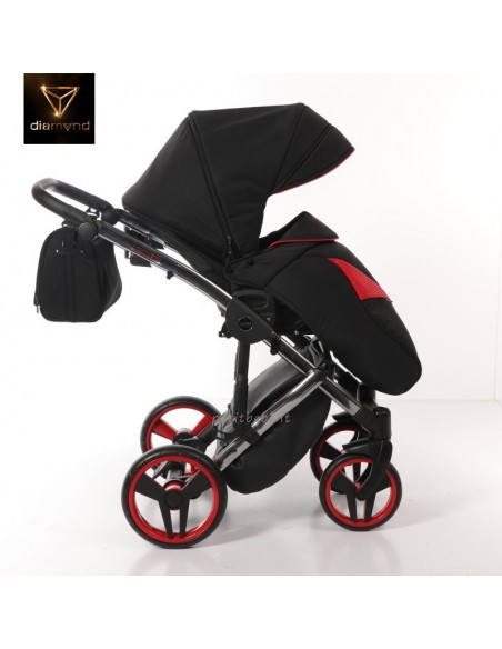 Junama Trio Diamond S Line Nero e Rosso 01