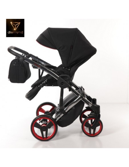 Junama Trio Diamond S Line Nero e Rosso 01