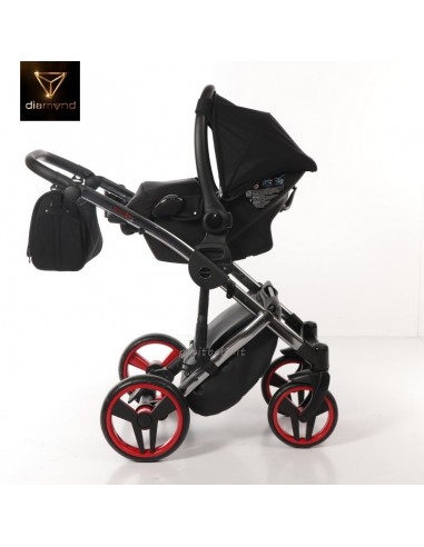 Junama Trio Diamond S Line Nero e Rosso 01