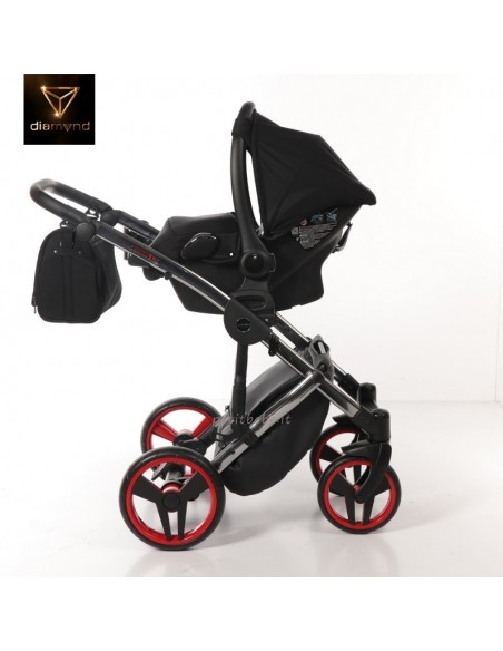 Junama Trio Diamond S Line Nero e Rosso 01