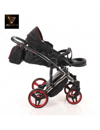 Junama Trio Diamond S Line Nero e Rosso 01