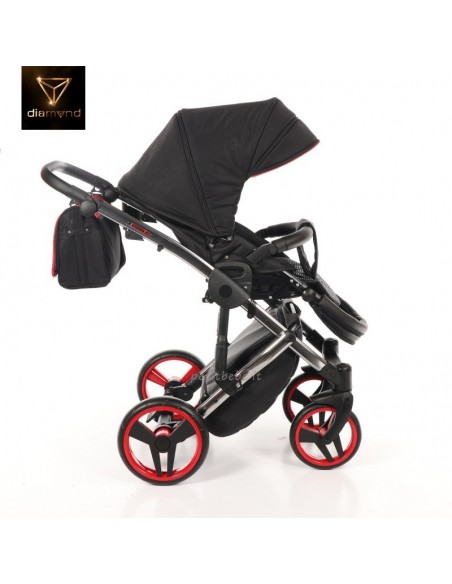 Junama Trio Diamond S Line Nero e Rosso 01