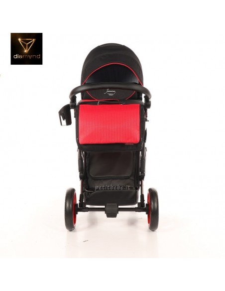 Junama Trio Diamond S Line Nero e Rosso 01