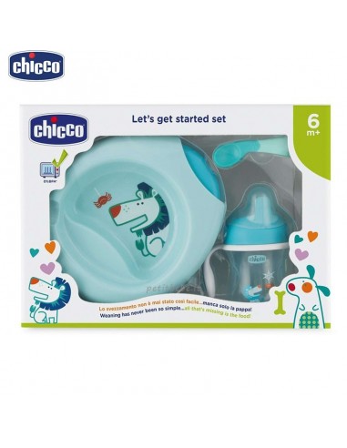 Chicco Set Pappa 6 mesi+ Azzurro