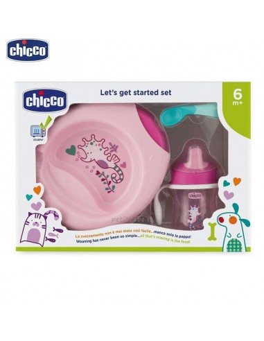 Chicco Set Pappa 6 mesi+ Rosa