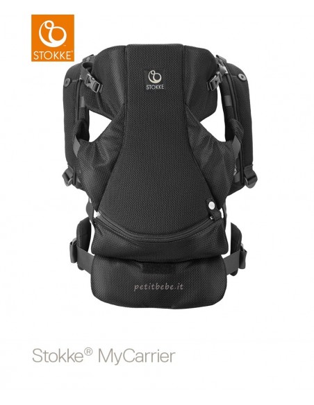 Stokke Marsupio My Carrier Front & Back Black Mesh