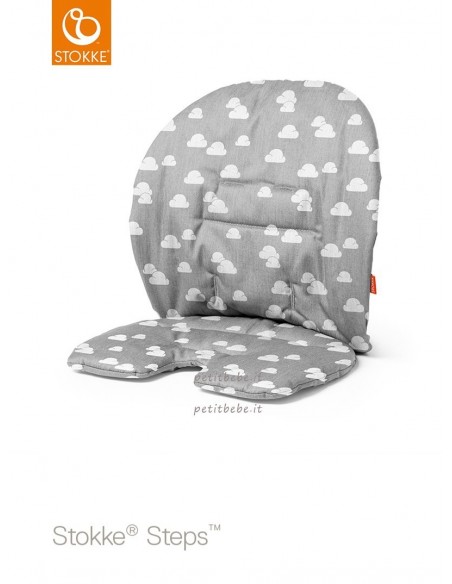 Stokke Baby Set Cushion per Steps Grey Clouds