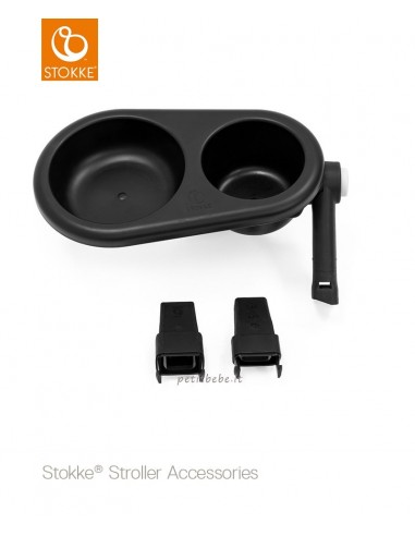 Stokke Vassoio Snack per Passeggino Black
